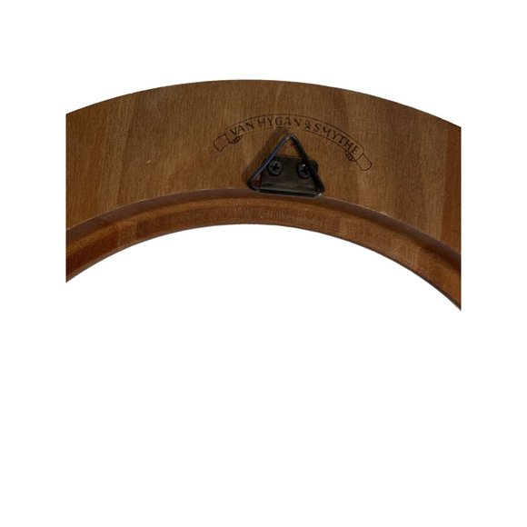 Wood Frames Round Van Hygan & Smythe 11.25 X 8.5 In Light-Med-Dark Shades - Picture 4 of 8